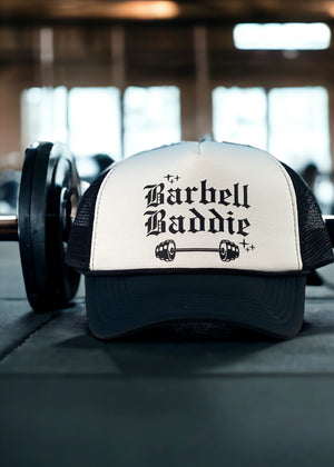 Barbell Baddie Foam Trucker Hat