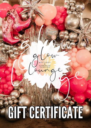 Glow Lounge Gift Certificates