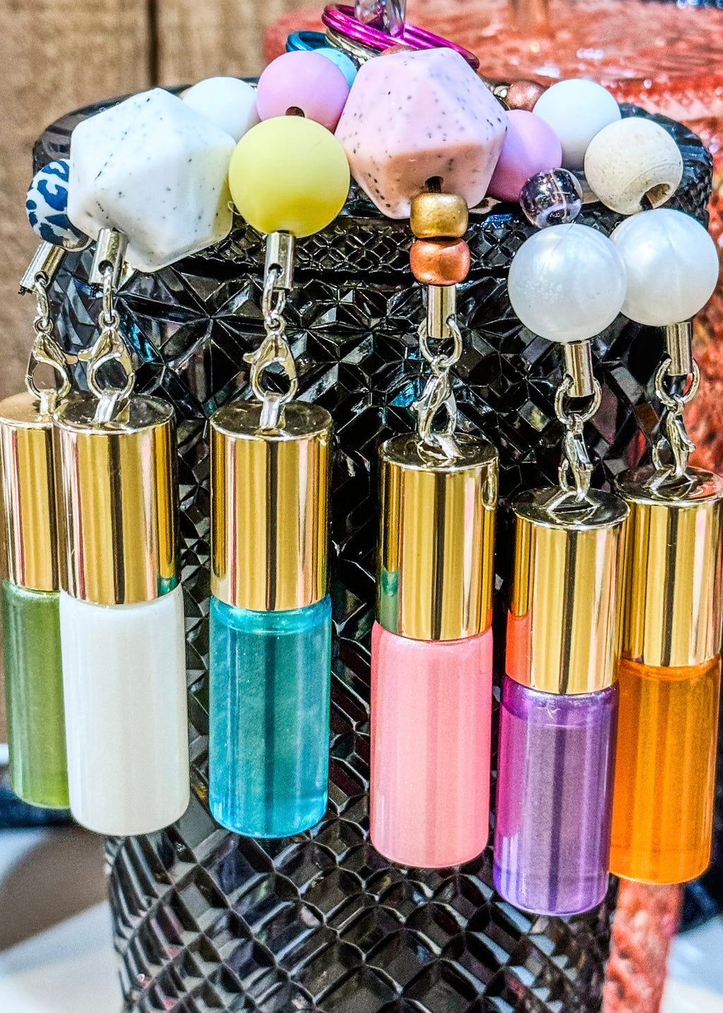 Glow on the Go Perfume Keychains