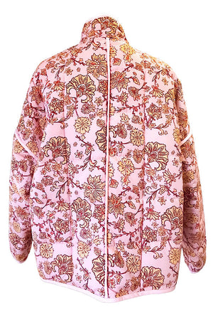 Pinky Floral Lightweight Quilted Jacket ETA 1-31-25